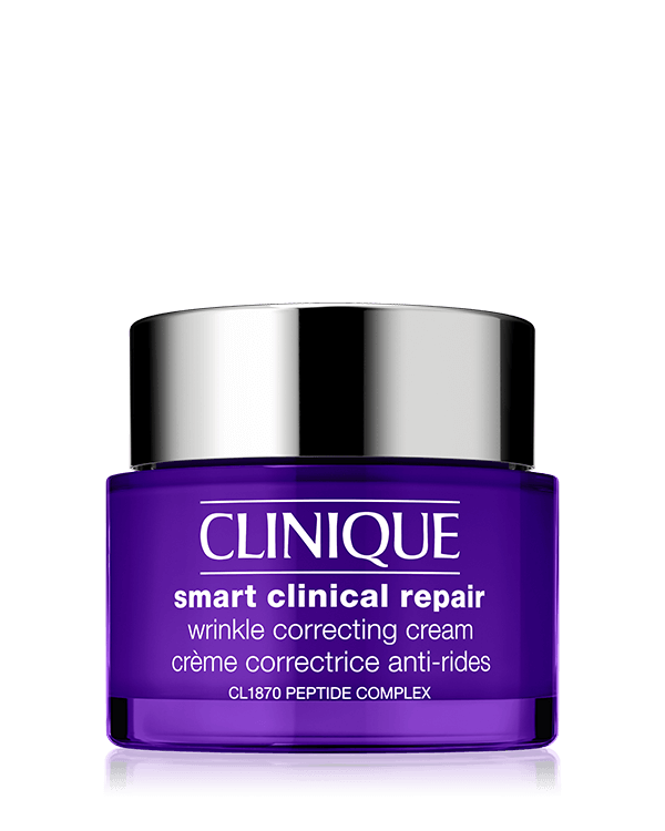 Clinique Smart Clinical Repair™ Wrinkle Correcting Cream, Crema antietà che aiuta a rafforzare e nutrire la pelle, rendendola più levigata e donandole un aspetto più giovane.